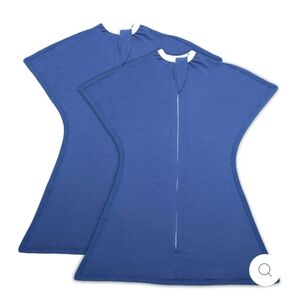 Sleeping Baby 2 pack of Zipadee Zip -size S/4-8mo Navy Blue